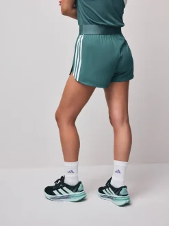 Donkergroen - adidas Hyperglam shorts van geweven stof