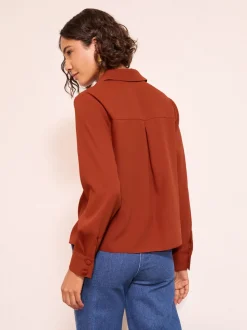 Donkeroranje - Friends Like These Boxy Covered Button Shirt