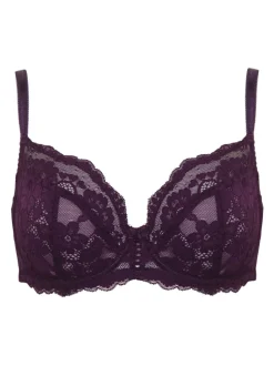 Donkerpaars - Pour Moi Fleur Balconette Bra