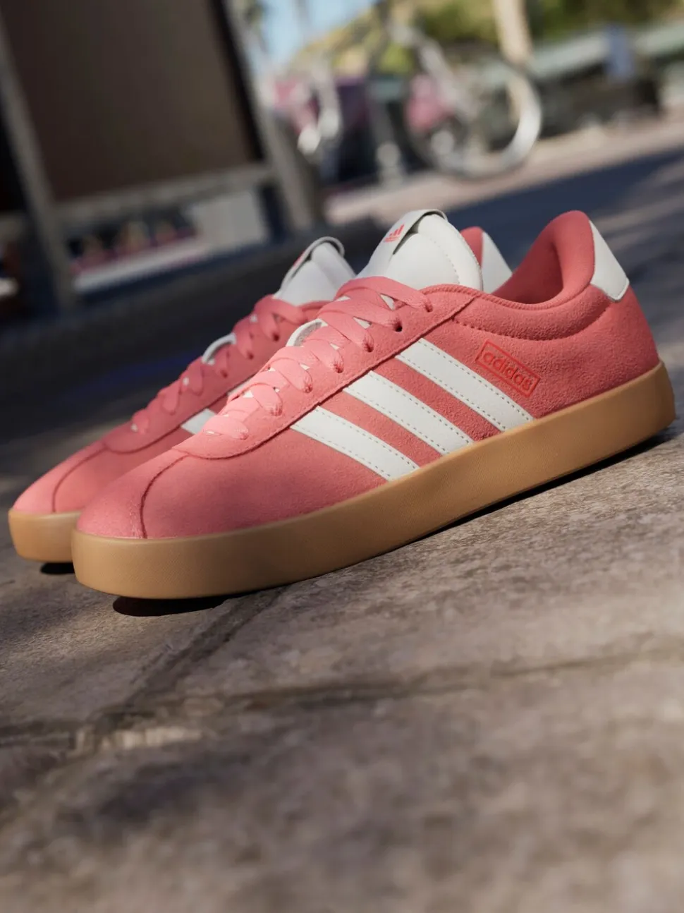 Donkerrood - adidas - Sneakers VL Court 3.0