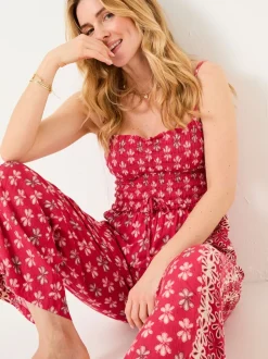 Donkerroze Earth Geo - FatFace - Jumpsuit