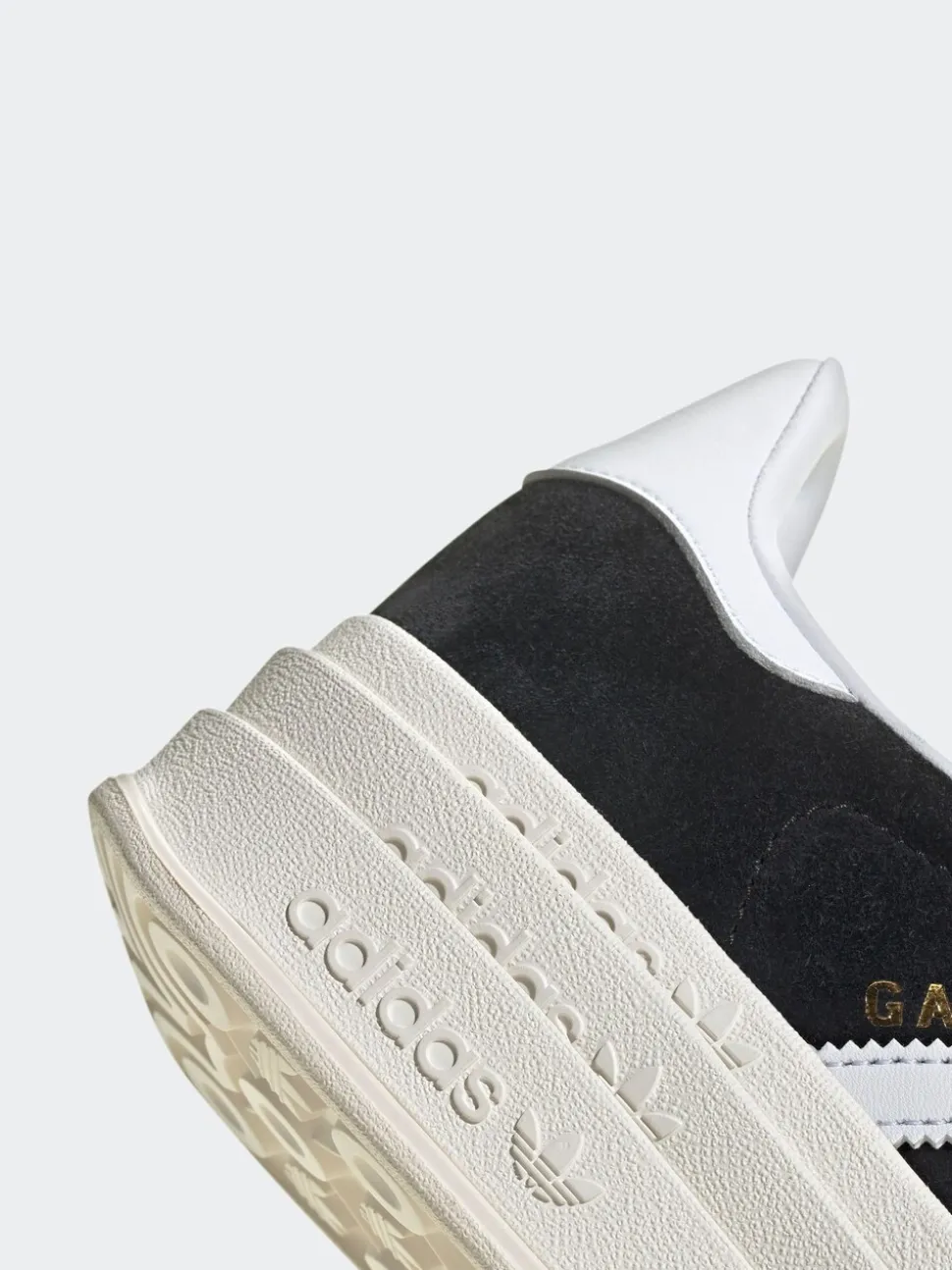 Donkerzwart - adidas Originals Gazelle Bold W Trainers