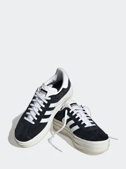 Donkerzwart - adidas Originals Gazelle Bold W Trainers