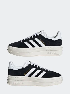 Donkerzwart - adidas Originals Gazelle Bold W Trainers