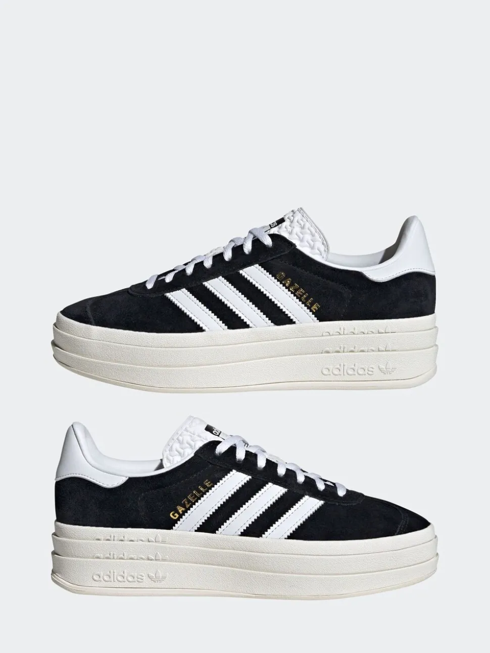 Donkerzwart - adidas Originals Gazelle Bold W Trainers