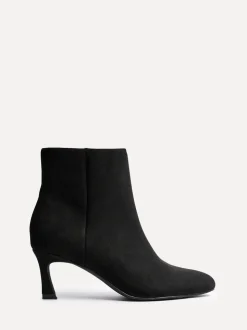 Donkerzwart - Linzi Reserve Round Toe Stiletto Ankle Boots