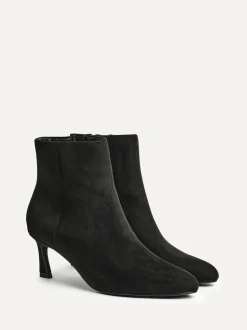 Donkerzwart - Linzi Reserve Round Toe Stiletto Ankle Boots