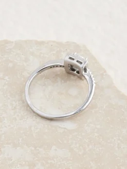 Echt zilver - Halo-ring