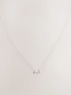 Echt zilver - Halsketting met strik