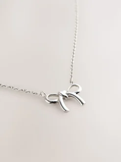 Echt zilver - Halsketting met strik