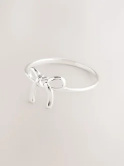 Echt zilver - Met strik en ring