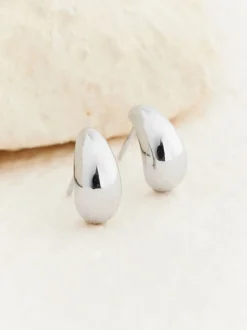 Echt zilver - Mini Teardrop Earrings