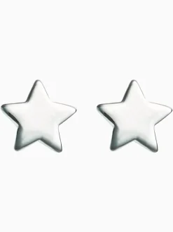 Echt zilver - Oorknopjes met sterren