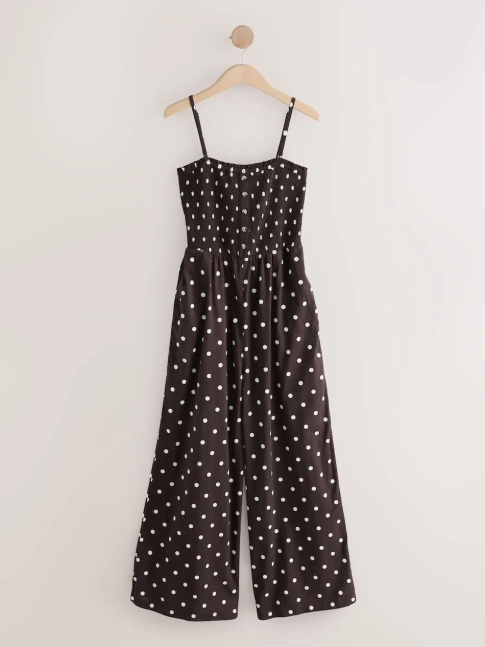 Ecru - Bandeau Jumpsuit with Linen