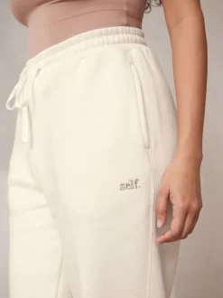 Ecru - Joggingbroek met banden