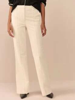 Ecru - N. Premium Cord Bootcut Broeken