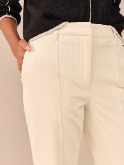 Ecru - N. Premium Cord Bootcut Broeken
