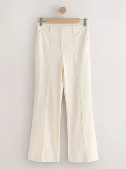 Ecru - N. Premium Cord Bootcut Broeken