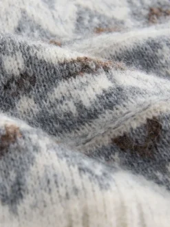 Ecru fairisle-motief - Matching Family kersttrui
