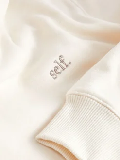 Ecru wit - Self. hoody