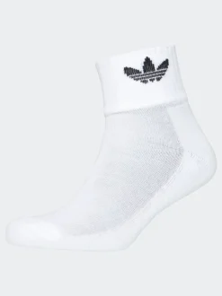 Ecruwit - adidas Originals set van 3 halfhoge sokken