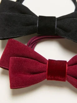FatFace 2 Pack Bow Hair Ties