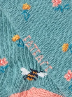 FatFace Bee Trainer Socks