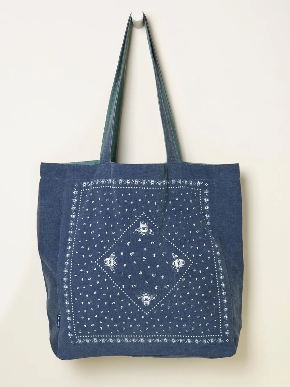 FatFace Bijenbandana Print Omkeerbare Shopper