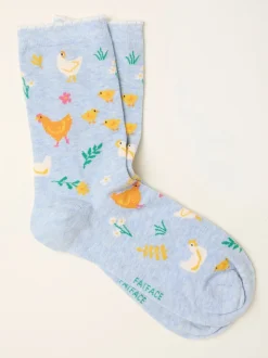 FatFace Chicken Socks