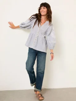 FatFace Embroidered Blouse