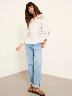 FatFace Embroidered Blouse