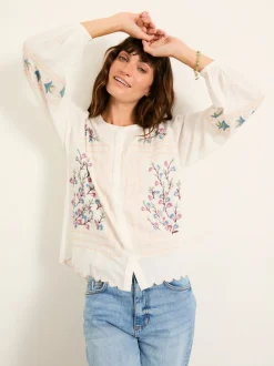 FatFace Embroidered Blouse
