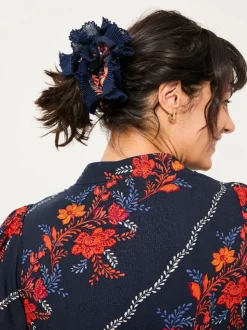 FatFace Folk Floral Printed Scrunchie