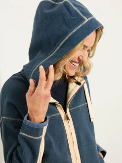 FatFace hoodie met doorlopende rits