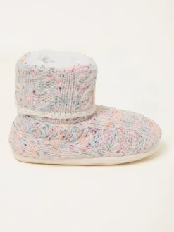 FatFace Knit Turnover Boot