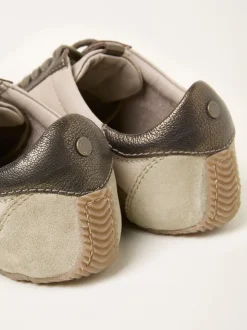 FatFace Leather Trainer