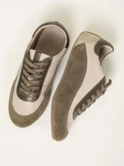 FatFace Leather Trainer
