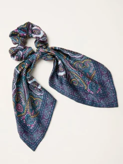 FatFace Mosaic Tie Scrunchie