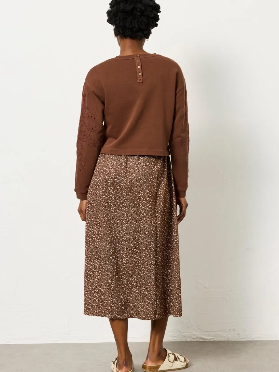 FatFace Noa 2in1 Midi Dress