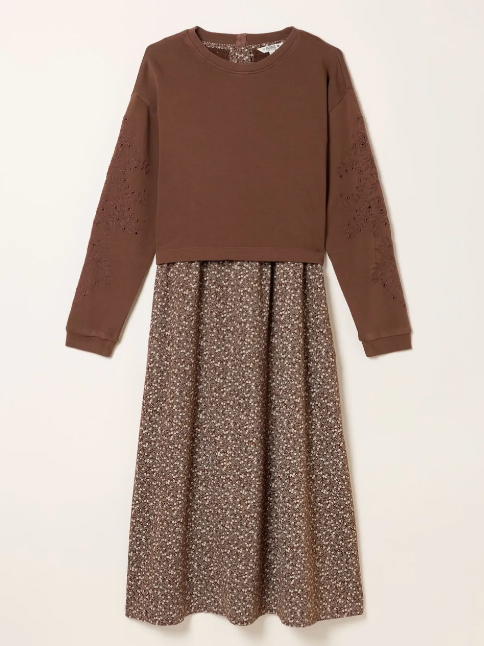 FatFace Noa 2in1 Midi Dress