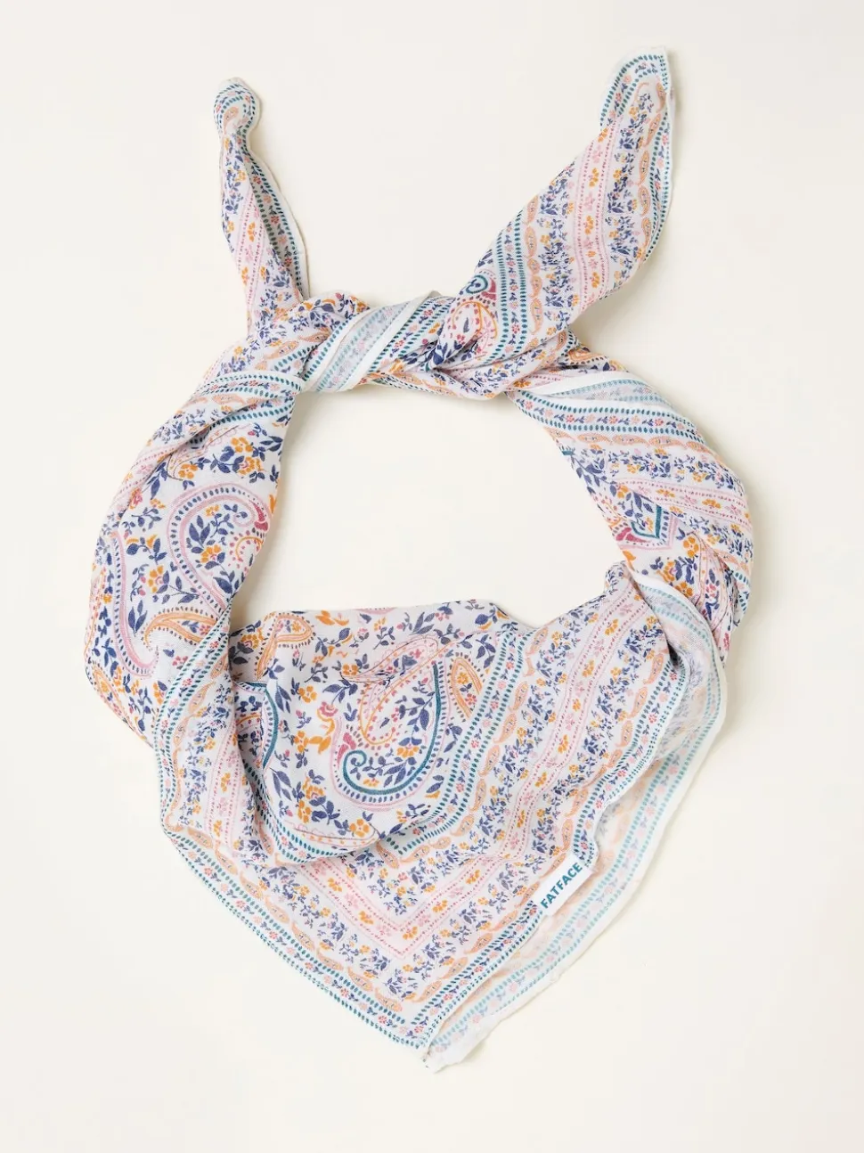 FatFace Paisley Hair Scarf