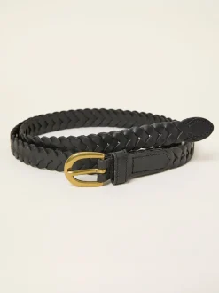 FatFace Plait Leather Belt