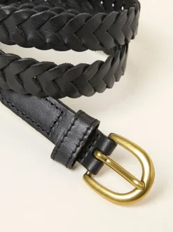 FatFace Plait Leather Belt