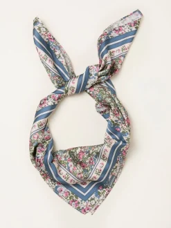 FatFace Satin Ditsy Floral Hair Scarf