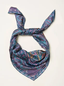 FatFace Satin Mosaic Hair Scarf