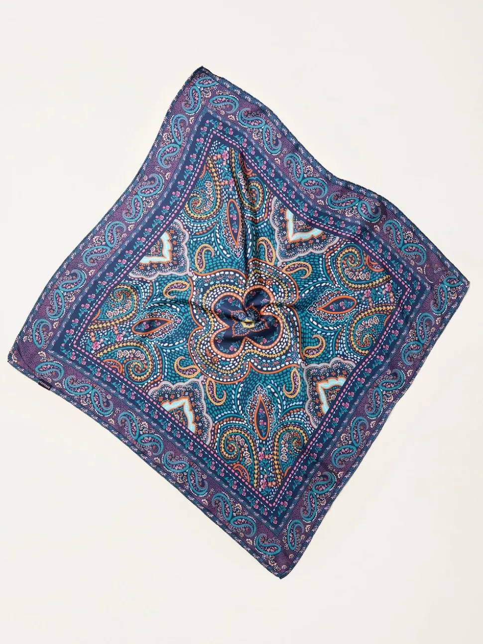 FatFace Satin Mosaic Hair Scarf