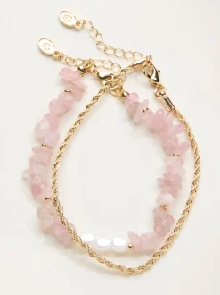 FatFace Stone Layered Bracelet