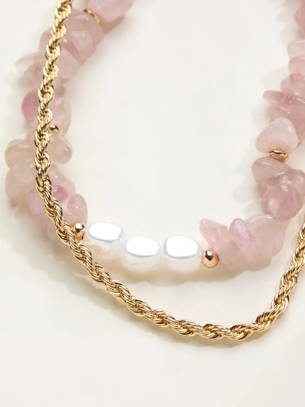 FatFace Stone Layered Bracelet