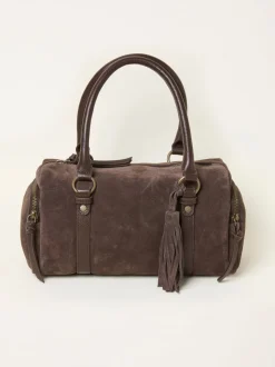 FatFace Suede Bowling Bag