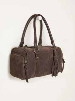 FatFace Suede Bowling Bag